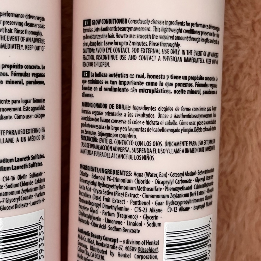 Authentic beauty set shampoo and conditioner 😉